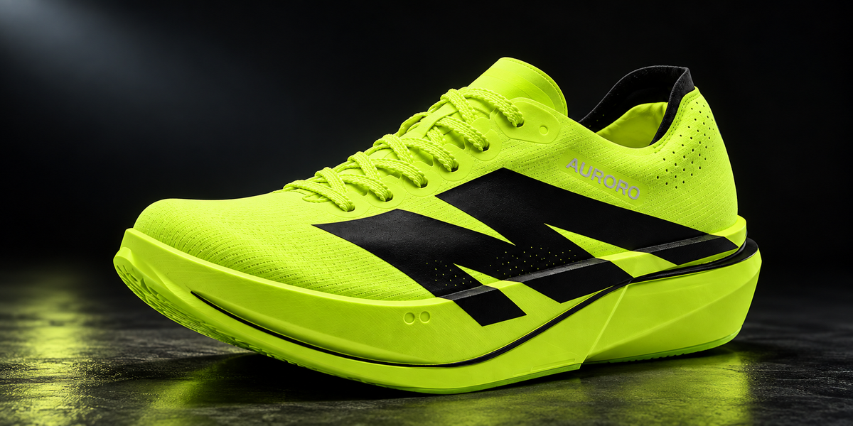 AURORO Move performance shoe, full studio view