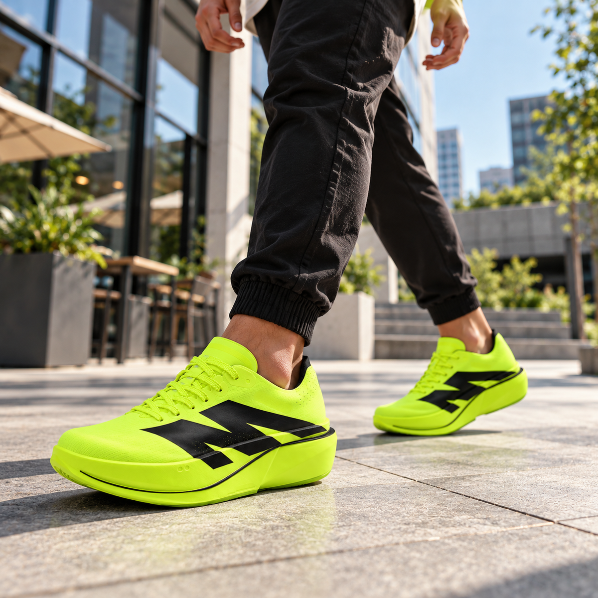 AURORO Volt — Neon Green, everyday lifestyle